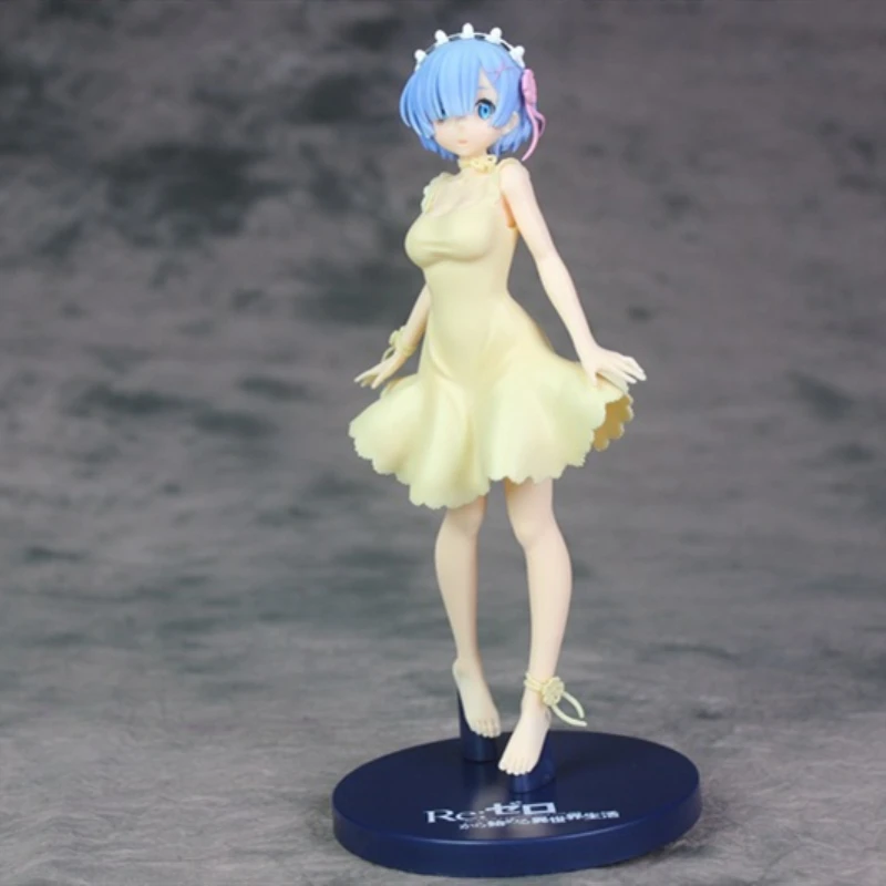 23 см аниме Re Zero Re: жизнь в другом мире от Rem фигурки сексуальных девушек Ram фигуры