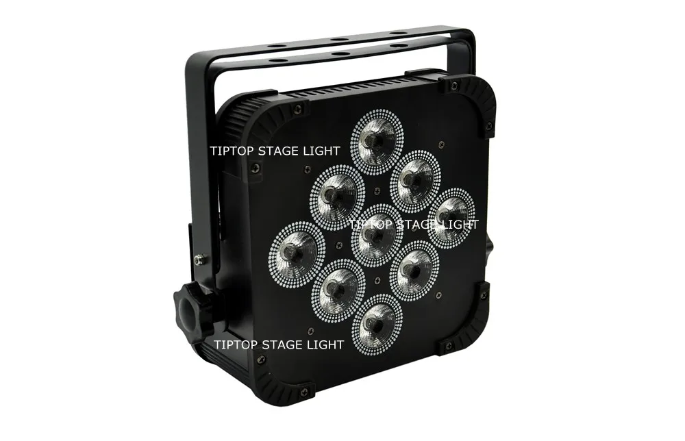 Tiptop tp-g3039-4in1 20 шт./лот 2016 9*12 Вт свет этапа rgbw номинальной света DMX512 4/7ch Профессиональное освещение театр оборудования