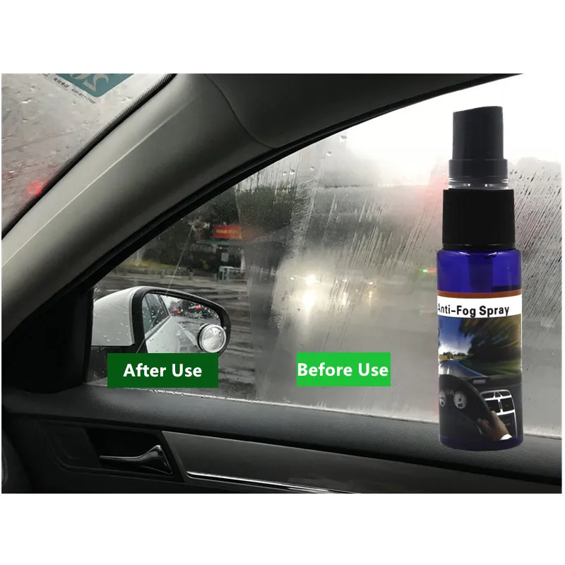 

1PC 20ml Anti-fog Agent Waterproof Rainproof Anit-Fog spray for Front Window Glass Anti Mist Goggles Car Clean Accessories