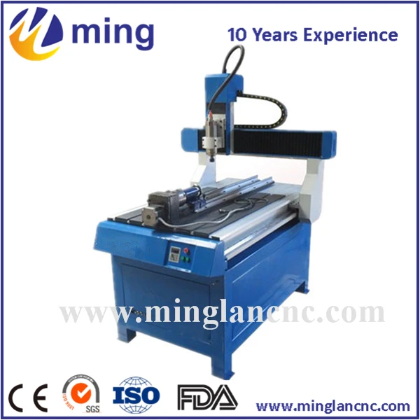 

ML-6090R 600mm*900mm*100mm high accuracy small cnc router with rotary 6090