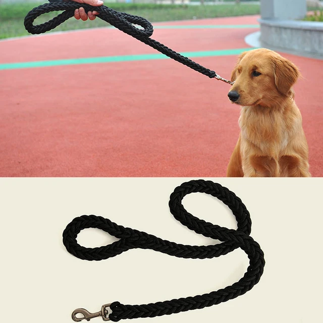 Braided Pet Dog Leashes Solid Nylon Dog Leash for Medium sized Large