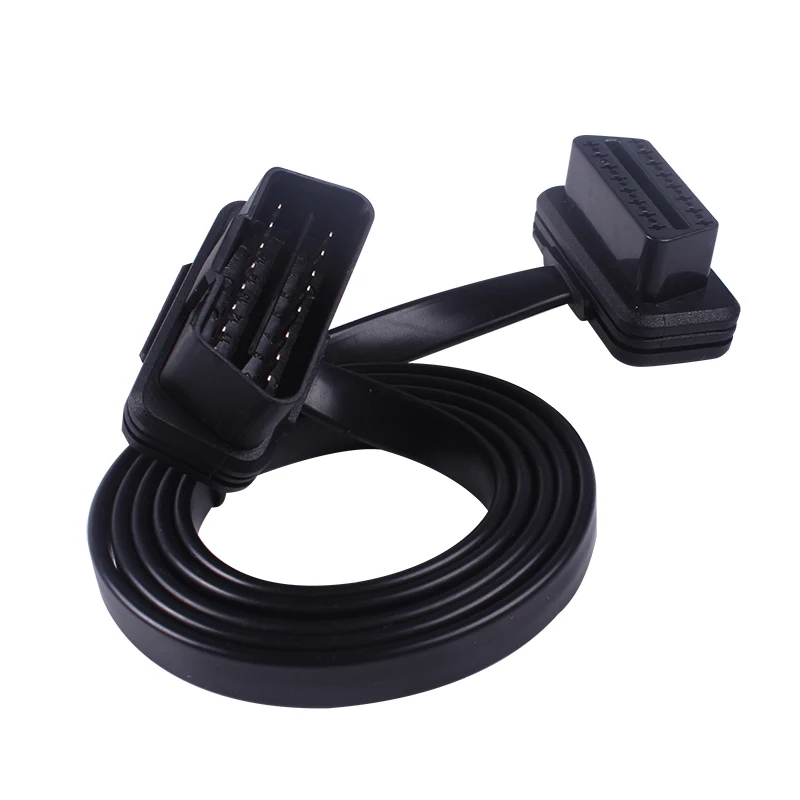 60/100 см 16Pin OBDII OBD 2 OBD2 Кабельный соединитель диагностический инструмент ELM327
