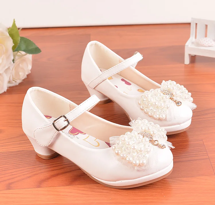 Weoneworld/Обувь для девочек с модной бабочкой принцессы модельные туфли на высоком каблуке новые Детская Вечеринка свадебные Обувь для девочек Обувь для танцев Размеры 26-38