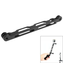 Go pro accesorios de aluminio cnc extender brazos polo selfie de montaje para gopro hero5/hero4 sesión/hero 5/4/3/sj4000