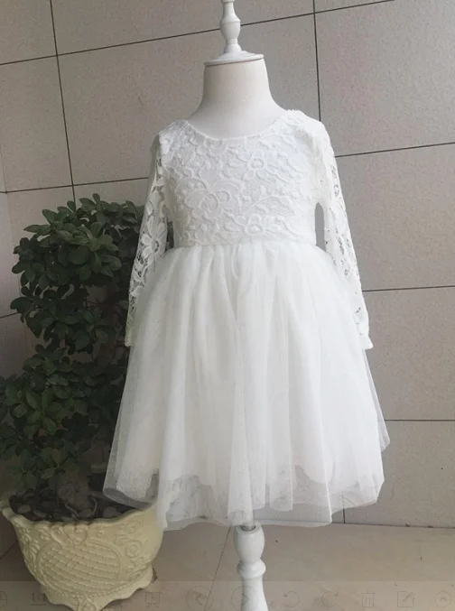 Лето 2019, детское модное кружевное платье-пачка принцессы с v-образным вырезом на спине, праздничное платье для девочек, одежда для маленьких