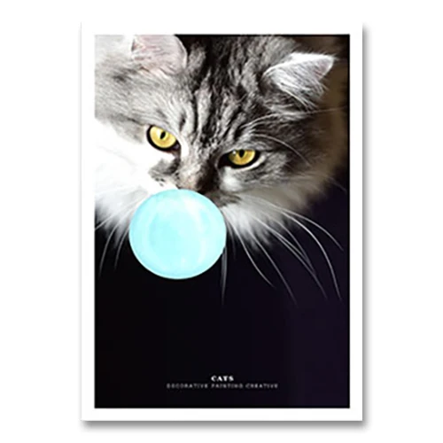 NUOMEGE-Nordic-Animal-Pet-Cute-Cat-Poster-Print-Minimalist-Wall-Art-Canvas-Painting-Blowing-Bubbles-Picture.jpg_640x640 (2)