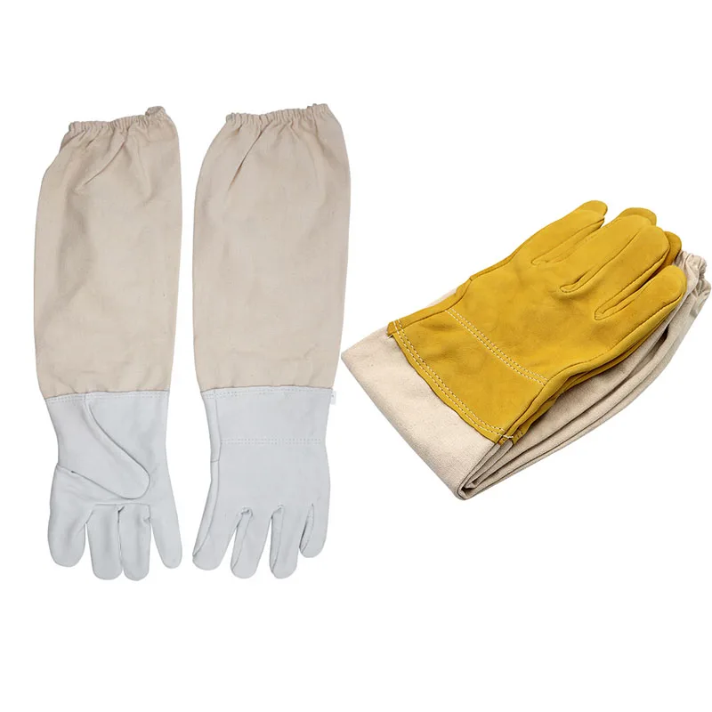 Beekeeping Protective Gloves Sheepskin Sleeves ventilated Professional Anti Bee for Apiculture Beekeeper beehive Beekeeping Protective Gloves Sheepskin Sleeves ventilated Professional Anti Bee for Apiculture Beekeeper beehive