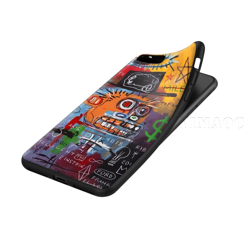 Силиконовый мягкий чехол YIMAOC Jean Michel Basquiat для iPhone 11 Pro XS Max XR X 8 7 6 6S Plus 5 5S SE