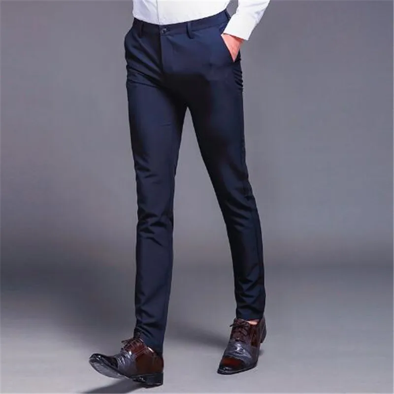 Top-Vente-Custom-Made-Hommes-Pantalon-Seulement-Droite-Printemps-AndSummer-Long-M-le-Classique-D-affaires