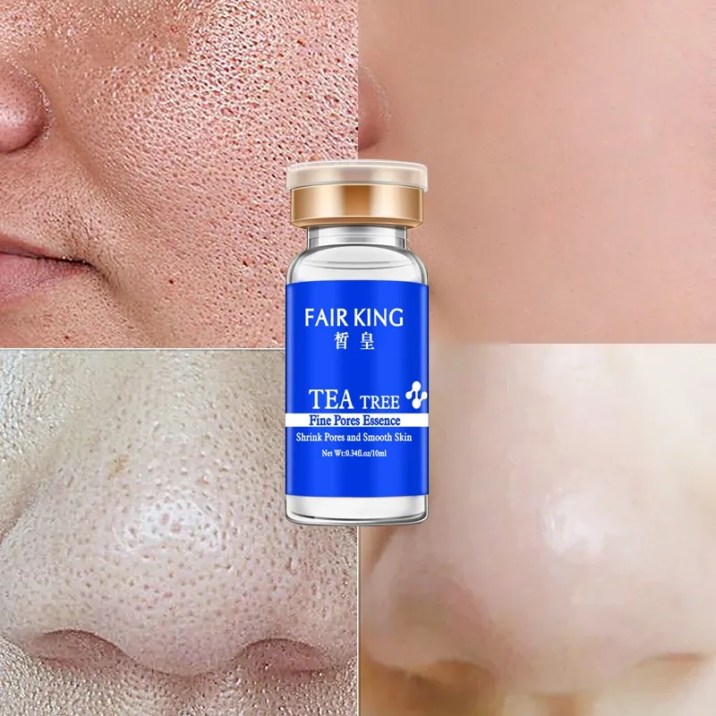 

Dropshipping 10ML Essence Tea Tree Fine Pores Shrink Pores Essence Oil Liquid Shrink Pores Skin Care Z1229