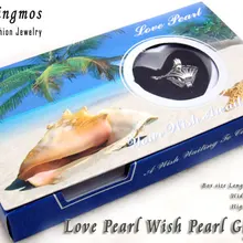 Qingmos желанные жемчужные Чокеры ожерелье для женщин с 20 мм ракушкой клетка любовь жемчужный держатель трендовые Подвески ожерелье подарок Box-who3647