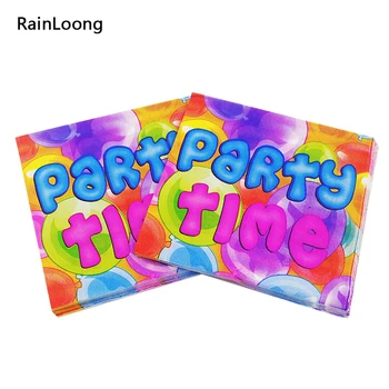 

[RainLoong] Paper Papkin decoupage Birthday Event Tissue Napkins Decoupage Decoration Paper 33cm*33cm 5packs (20pcs/pack)