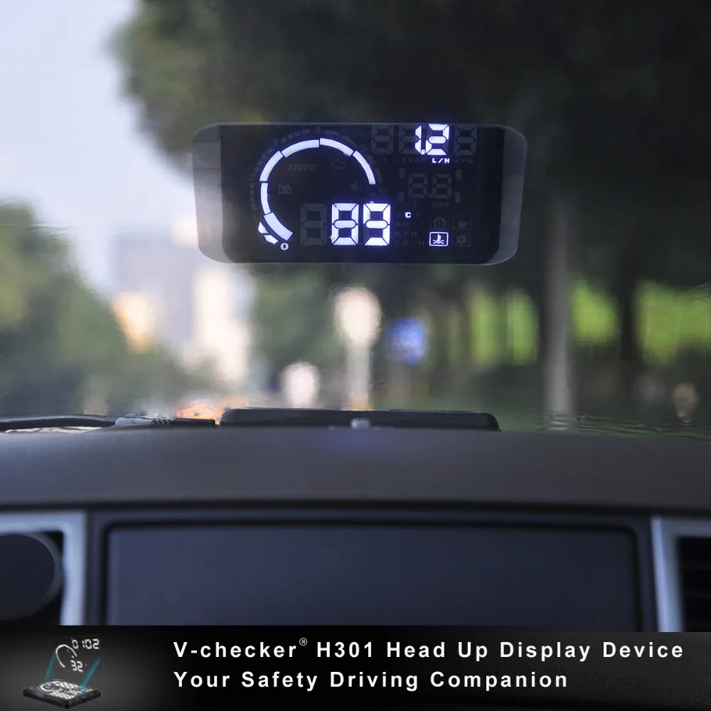 V-checker-H301-HUD-Head-Up-Display-OBD-II-Scanner-Car-Engine-Fault-Code-Reader-CAN (3)