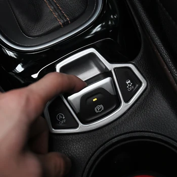 

For Jeep Compass 2017 2018 ABS Matte Electronic Auto Handbrake Hand Brake Button Panel Trim Cover Styling Sticker Decoration