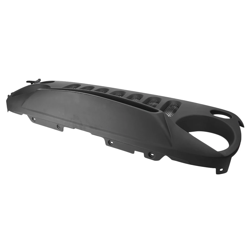 Front Mesh Grille Grill for Jeep Wrangler JK 2007-2017 Ghost Style Auto Car Parts Black Front Mesh Grille Grill for Jeep Wrangler JK 2007-2017 Ghost Style Auto Car Parts Black