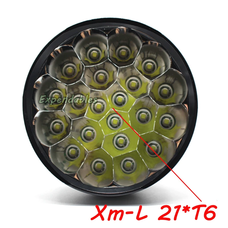 

XM-L21 x T6 LED 35000 lumens High power 5Modes Glare flashlight Torch Working lamp floodlight accent light camping lantern