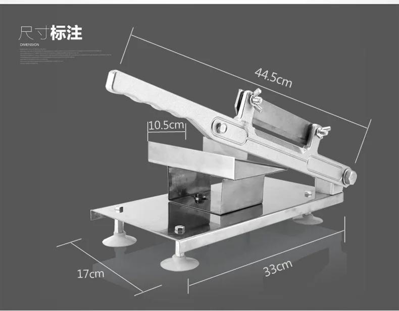 Ручная ломтерезка для мяса промышленная мясорубка машина для домашнего резака с двумя лезвиями