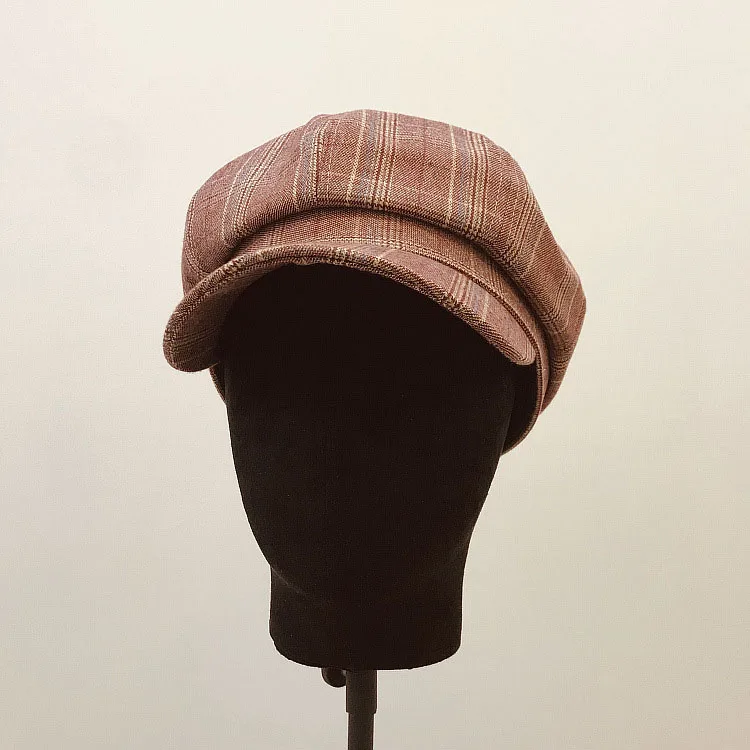 Фибоначчи новая газетная Кепка высокого качества берет Ретро полосатая восьмиугольная шляпа для мужчин и женщин шапки