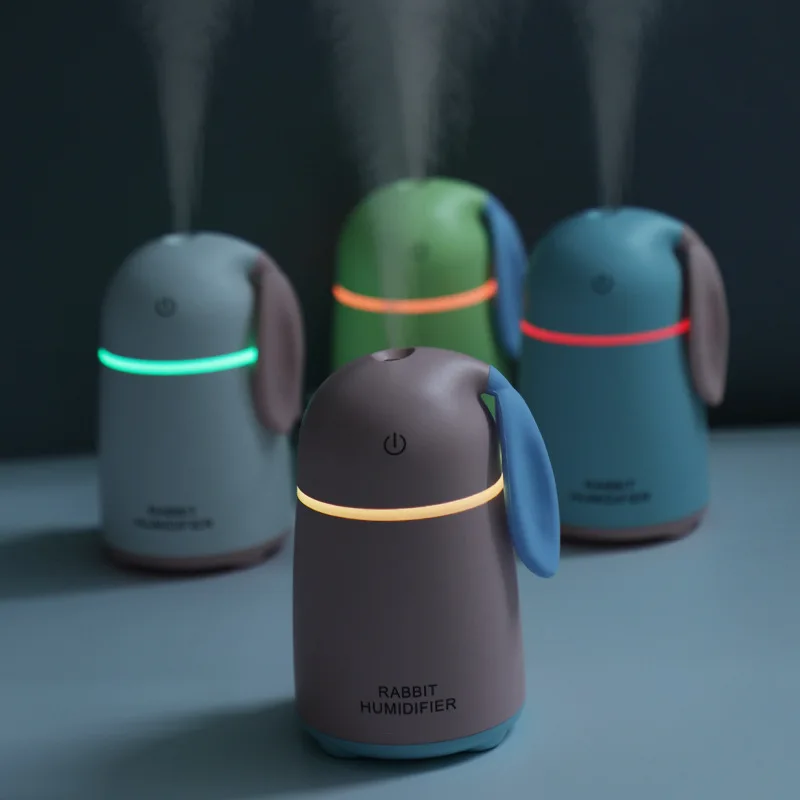 

Cartoon Design Air Humidifier Mini Portable Water Diffuser Ultrasonic Sterilize Humidify Machine USB Interface Mute Humidifier