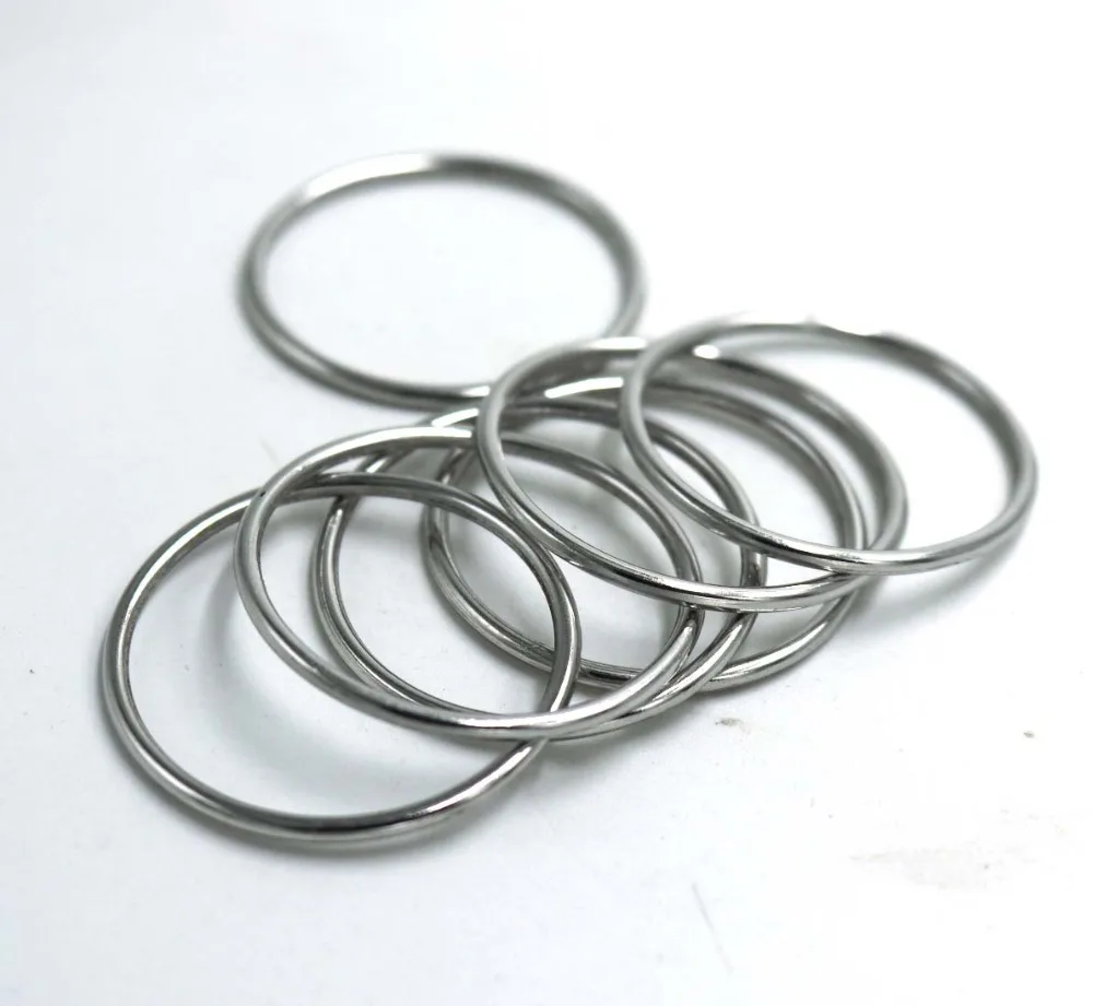 30 мм круглые аксессуары для одежды талия пластик серебро/черный круглый ремень пряжка ring10pcs