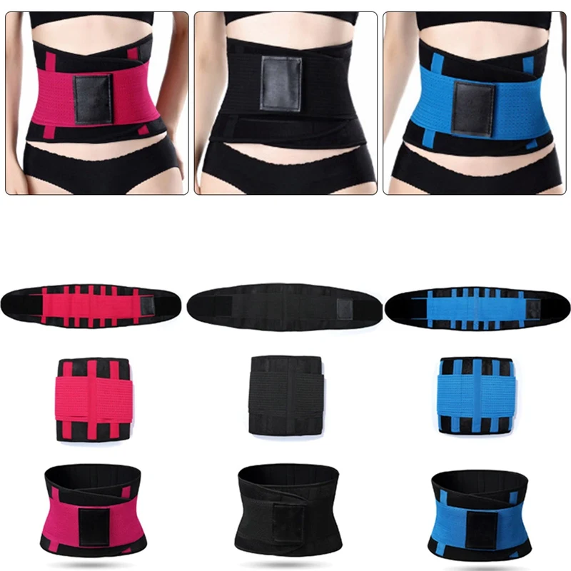 

2018 Waist Trainer Man Women Power Hot Body Gym Shaper Girdle Belt Underbust Control Corset Firm Sports