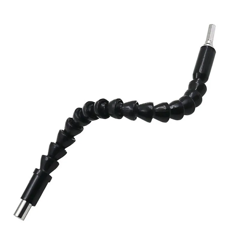 

295mm Electronics Drill Black Flexible Shaft Bits Extention Screwdriver Bit Holder Connect Link Machine Accessories