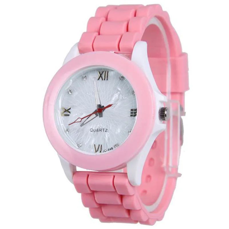 Women's watches casual watches Silicone Rubber Jelly Gel Quartz Casual Sports Wrist Watch clock Relogio feminino M03 (9)