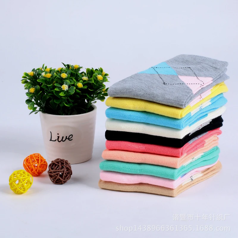 10 Pairs Fashion Spring Autumn Winter Women Solid Pure Colors Sock Suits 34-43 Yard Rhombus Wild Cute Cotton Socks Free Shipping 10 Pairs Fashion Spring Autumn Winter Women Solid Pure Colors Sock Suits 34-43 Yard Rhombus Wild Cute Cotton Socks Free Shipping