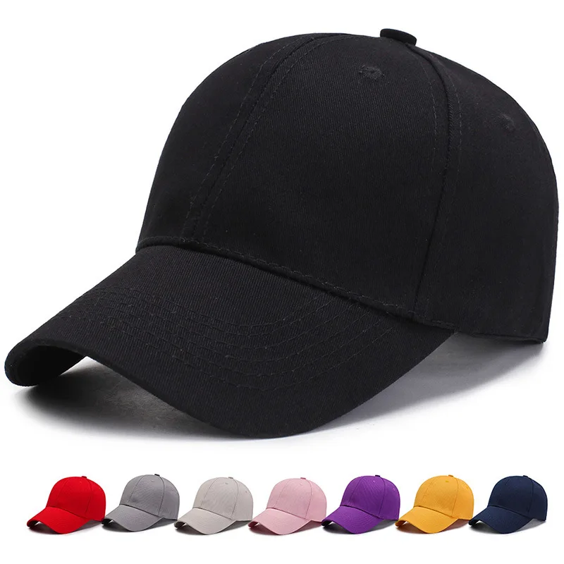

Hat Men's Baseball Cap Korean Tide Hip Hop Leisure Fashion Solid Ins Women Sunshade Baseball Hat Snapback Hats Adjustable