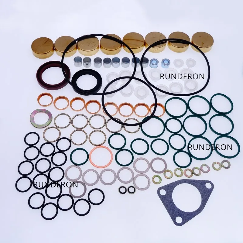 

RUNDERON 2417010022 800717 Diesel Engine Fuel Injection Pump Gasket Shim Set Repair Kit Sealing O-ring 2 417 010 022