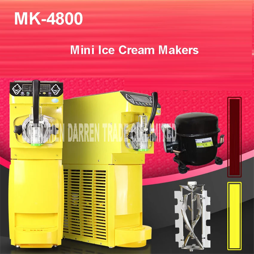 MK 4800 Soft Ice Cream Machine Commercial Small Ice Cream Maker Soft Serve Ice Cream Machine air