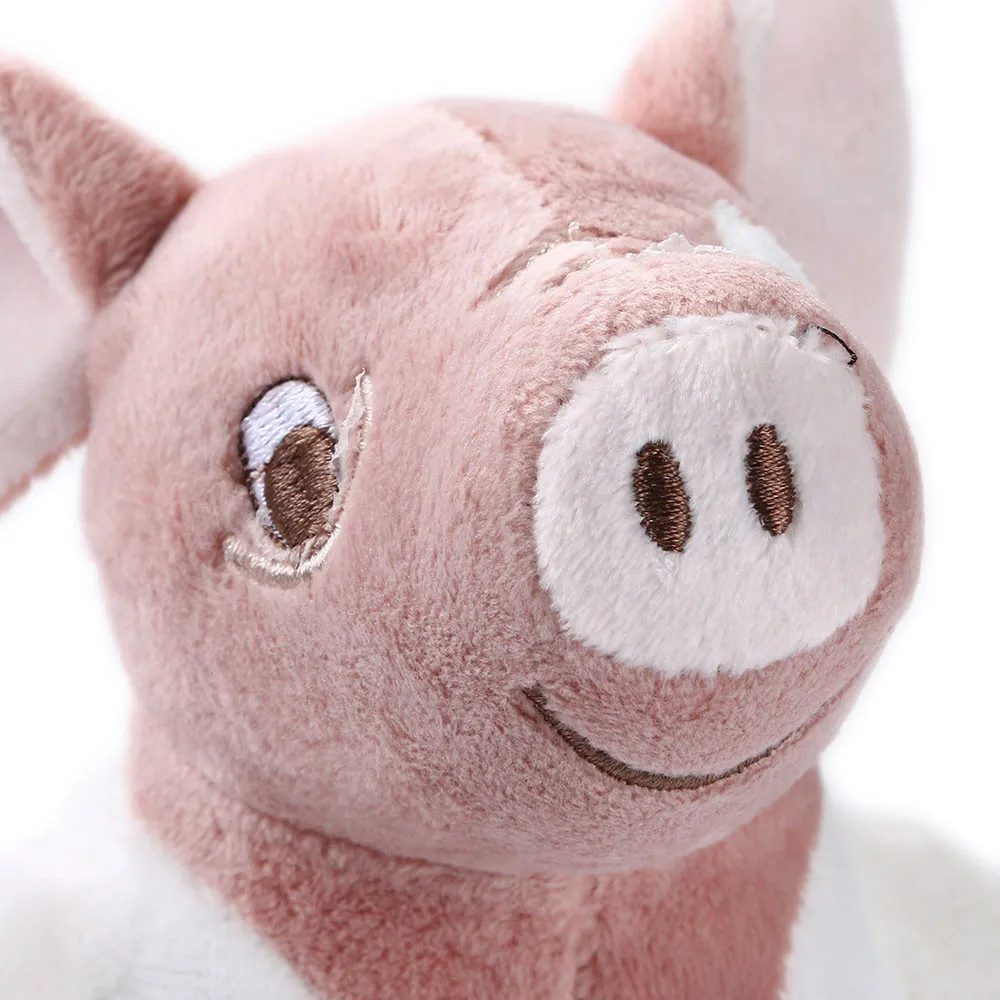 

20cm Pink Pig Cartoon Toy Cartoon Baby Plush Soft Toys For Girls Children Kid Kawaii Babies Cute Interactive Stuffed Doll MA27f