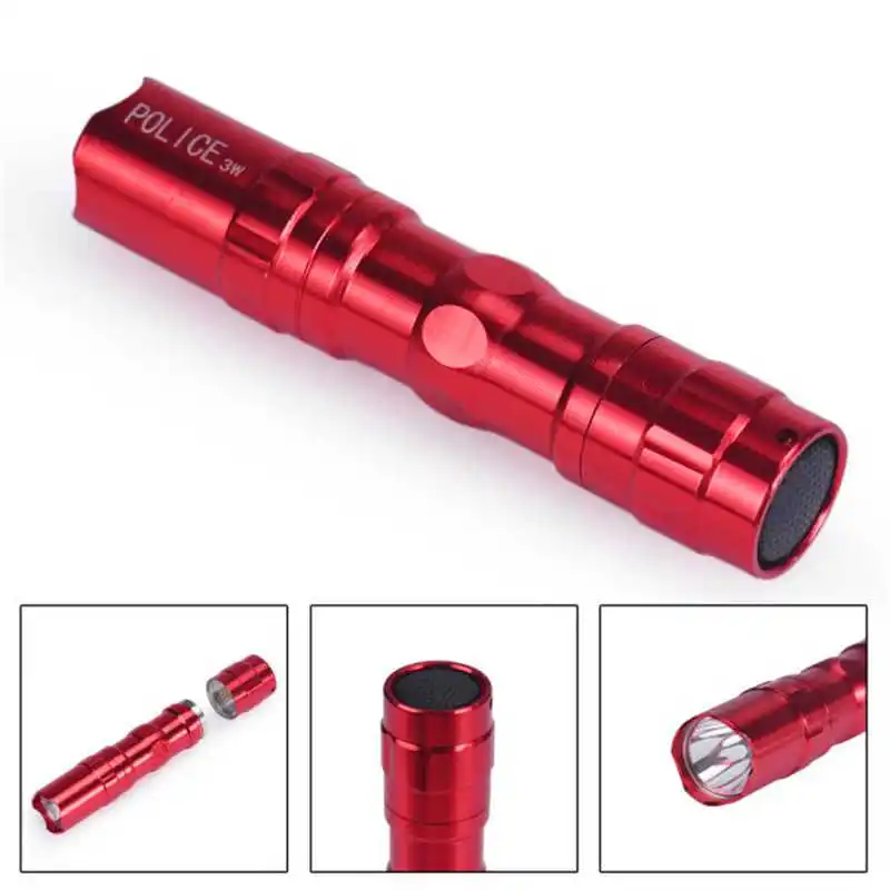 3W LED New Hot Mini Handy Flashlight Torch Light Lamp powerful led flashlight For Sporting Camping RD,use AA battery #3S20 (6)