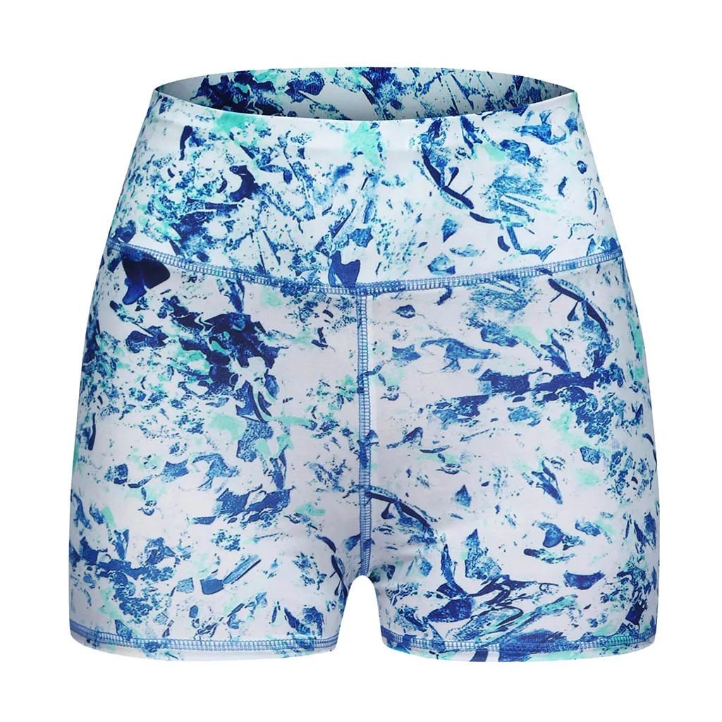 

2019 Women's Digital Print Yoga Shorts And Fast-drying Sports Yoga Shorts Women Yoga Shorts Quick-drying Fitness Shorts A3053