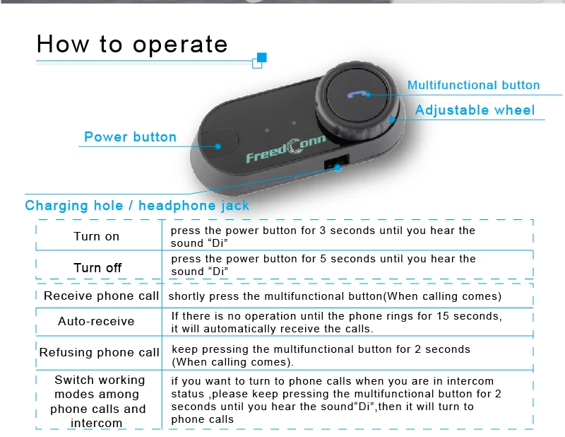 Bluetooth-гарнитура домофон мотоциклетный шлем лыжный шлем гарнитуры TOM-OS