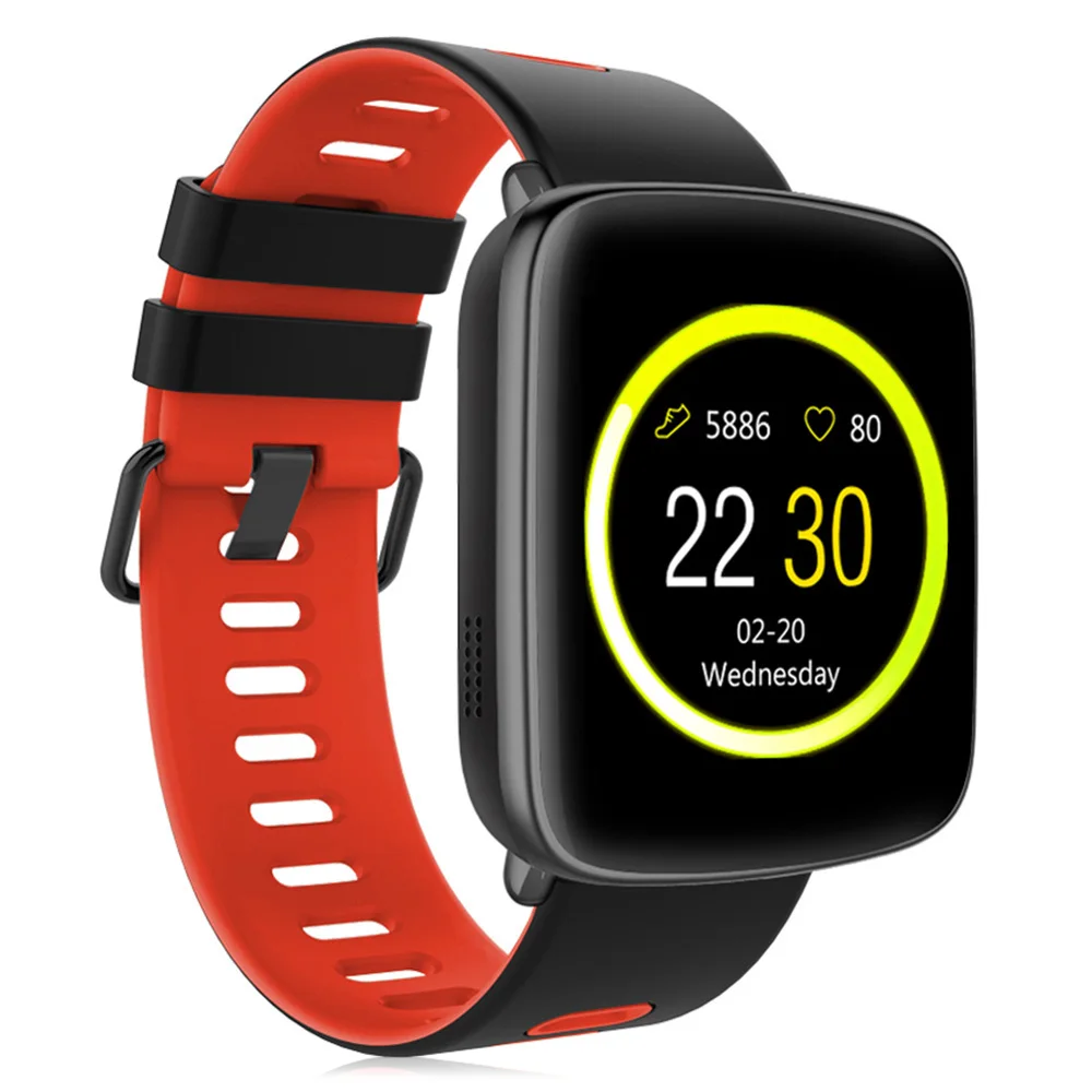 

Kingwear GV68 IP68 Waterproof Smart Watch Heart Rate Monitor Remote Camera Bluetooth SmartWatch for iPhone Android Phones