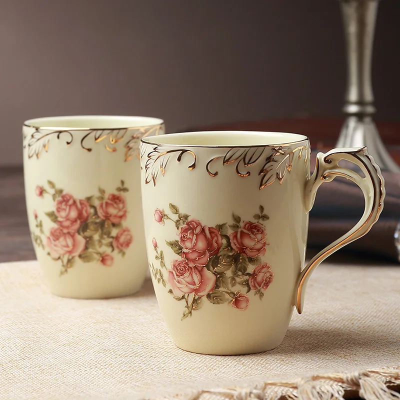 

Mug Ceramic Cup, European Minimalist Creative Couple Cups Coffee Cup Milk Cup, Birthday Wedding Gift, Free Shipping!