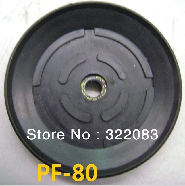 80mm black rubber vacuum suction pad PF 80in Pneumatic Parts from Home