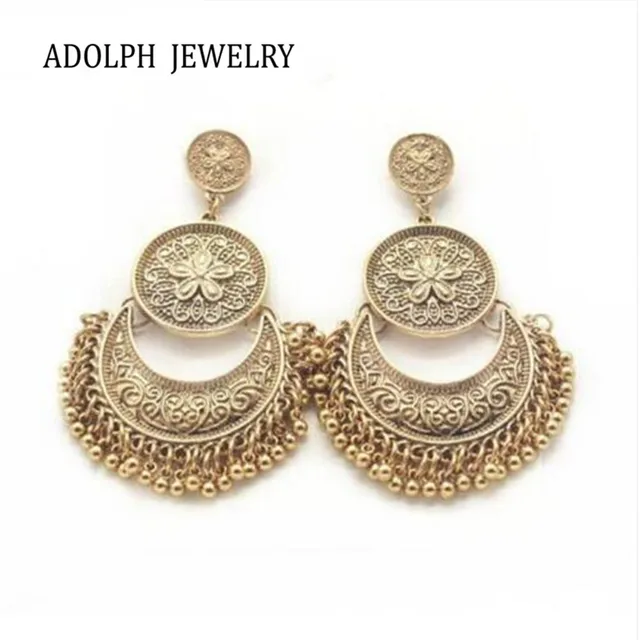 Adolph Jewelry Whole 2017 New Design Fashion Earrings Vintage Adolph Jewelry Whole 2017 New Design Fashion Earrings Vintage Alloy Pattern Metal Stud Earring Best Gift