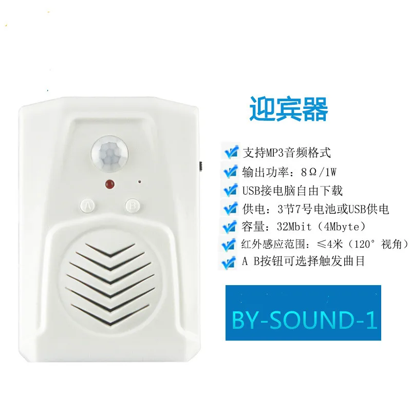 

Human Induction Voice Prompting Infrared Sensor Announcer Access Door Voice Prompts BY-SOUND-1