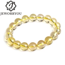 6-14 мм Лимонный Кварц Бразилия Кристалл лимонно-жедтого цвета браслет с Камни Браслеты для браслеты для девочек пара браслет
