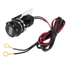 CS-418A1 Motorcycle E-bike 9-30V Digital Voltmeter USB Port Adapter Charging for iOS Android Mobile Phone GPS Navigator Camera
