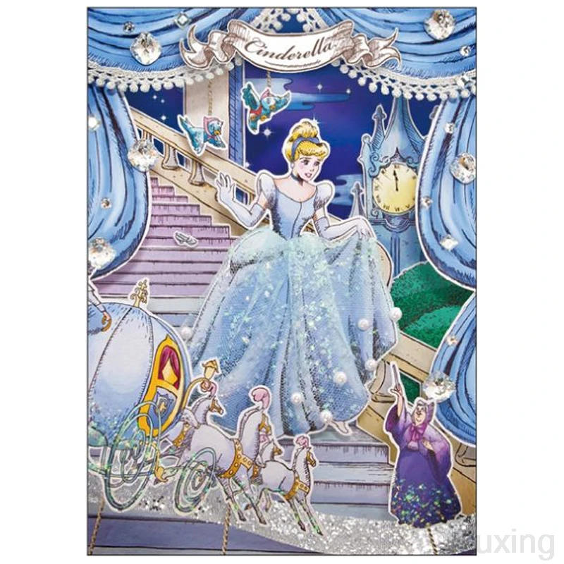 Diamond Embroidery 5D DIY Diamond Painting Cartoon animated cinderella