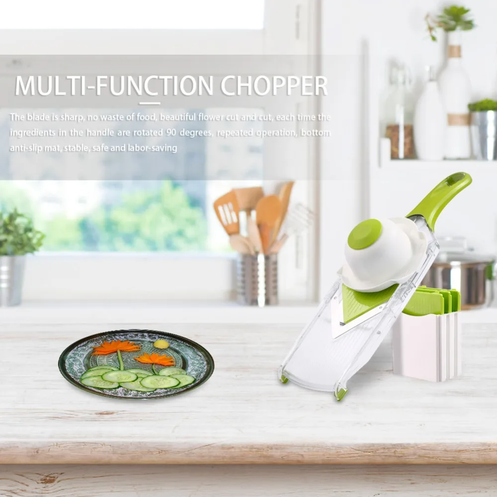 8 in 1 Multi-function Vegetable Cutter potato slicer garlic cutter Kitchen grater potato cutter Convenient vegetable slicer New