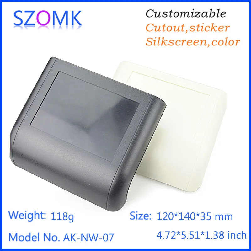 

1 piece net working enclosures for electronics junction box access control power box plastic box 120x140x35mm