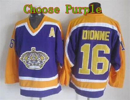 Los Angeles Kings Throwback 16 Marcel Dionne Jersey CCM Vintage