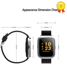 Новое Поступление Смарт-браслет ips цветной экран bluetooth 4,0 мгновенное сообщение сладкий напоминание мониторинг сна будильник