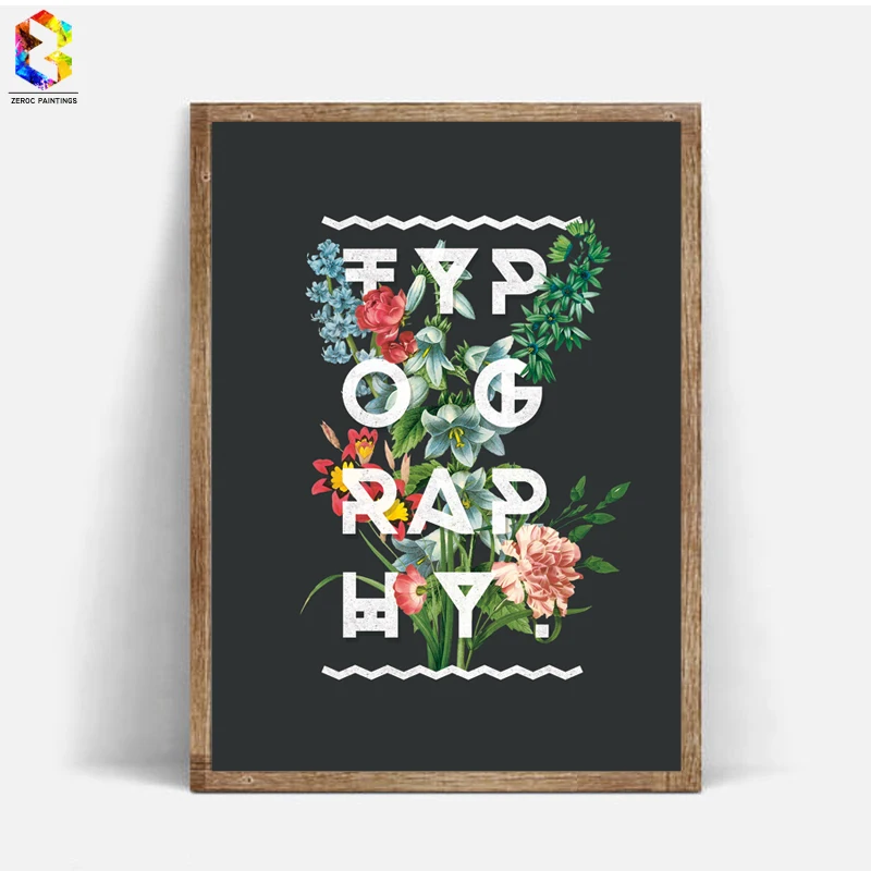 

ZeroC Nature Flower Art Print Poster, Wall Painting Picture for Living Room Decoration Nordic Home Decor Accessories