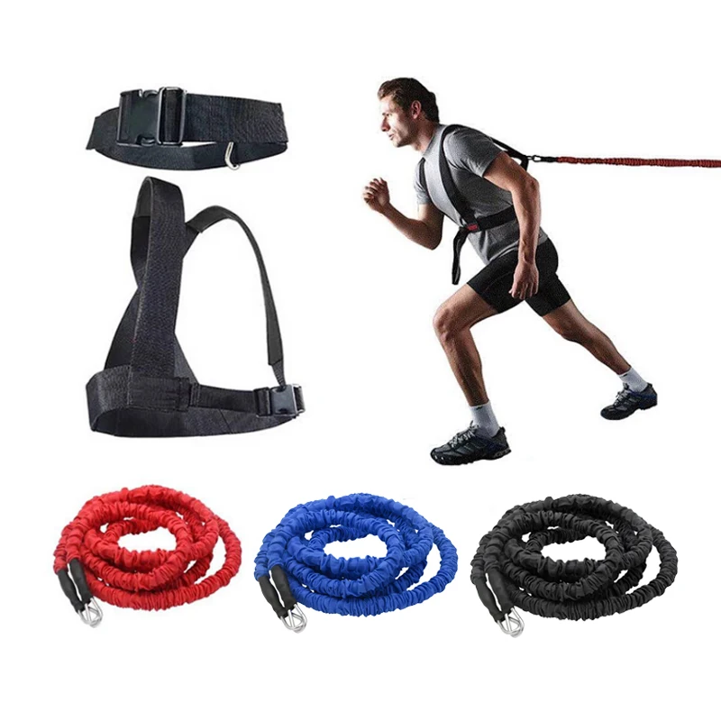 Double resistance band training pull rope stretch rope track and field