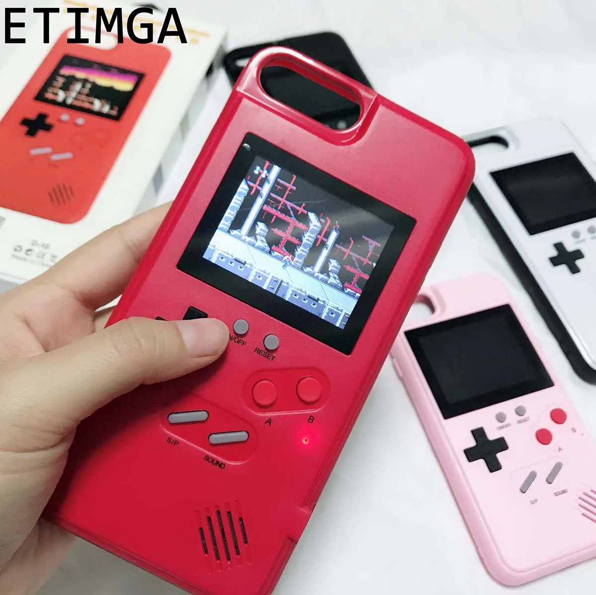 ETIMGA полноцветный чехол для телефона Xs Max GameBoy ретро-чехол iphone Xr X 8 7 6 6s plus |
